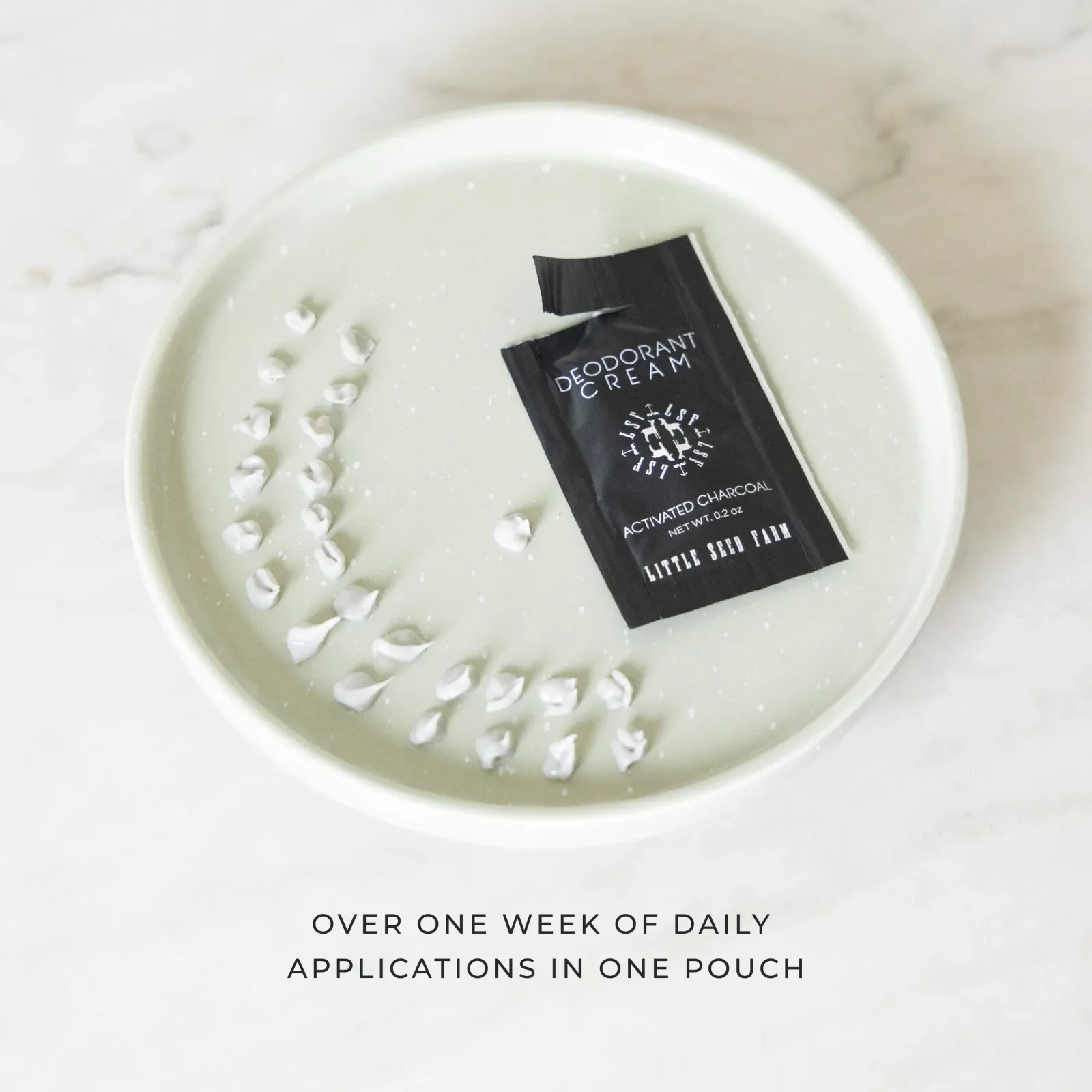 Travel Pack – Eight Organic Deodorant Cream Pouches