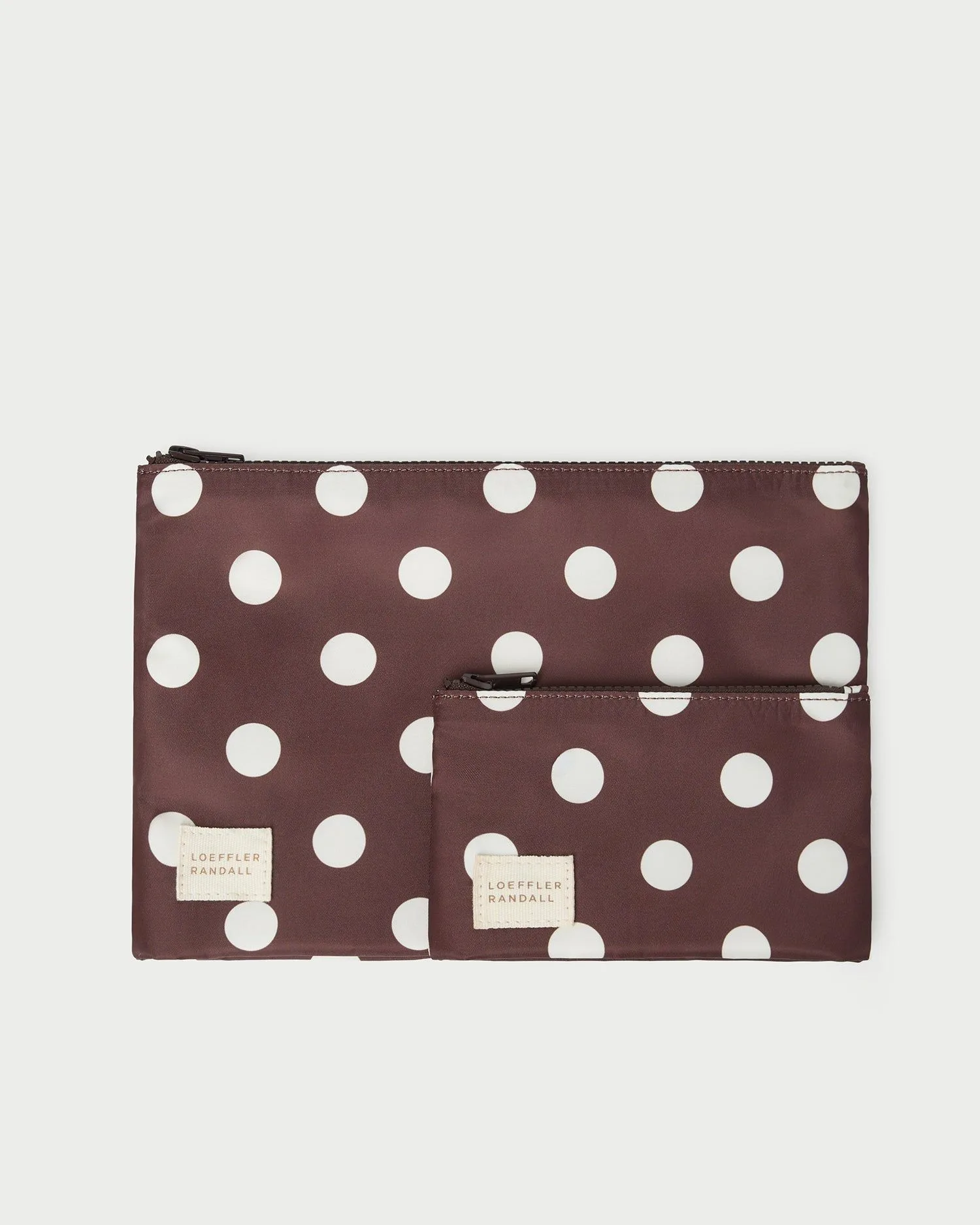Tracy Brown/Cream Pouch Set