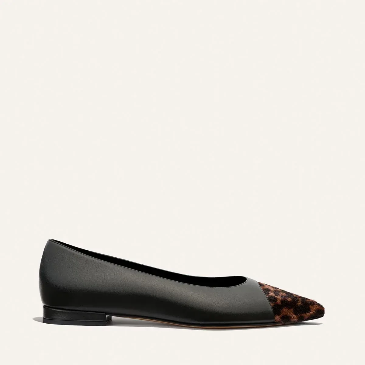 The Alba – Black Nappa and Leopard Haircalf