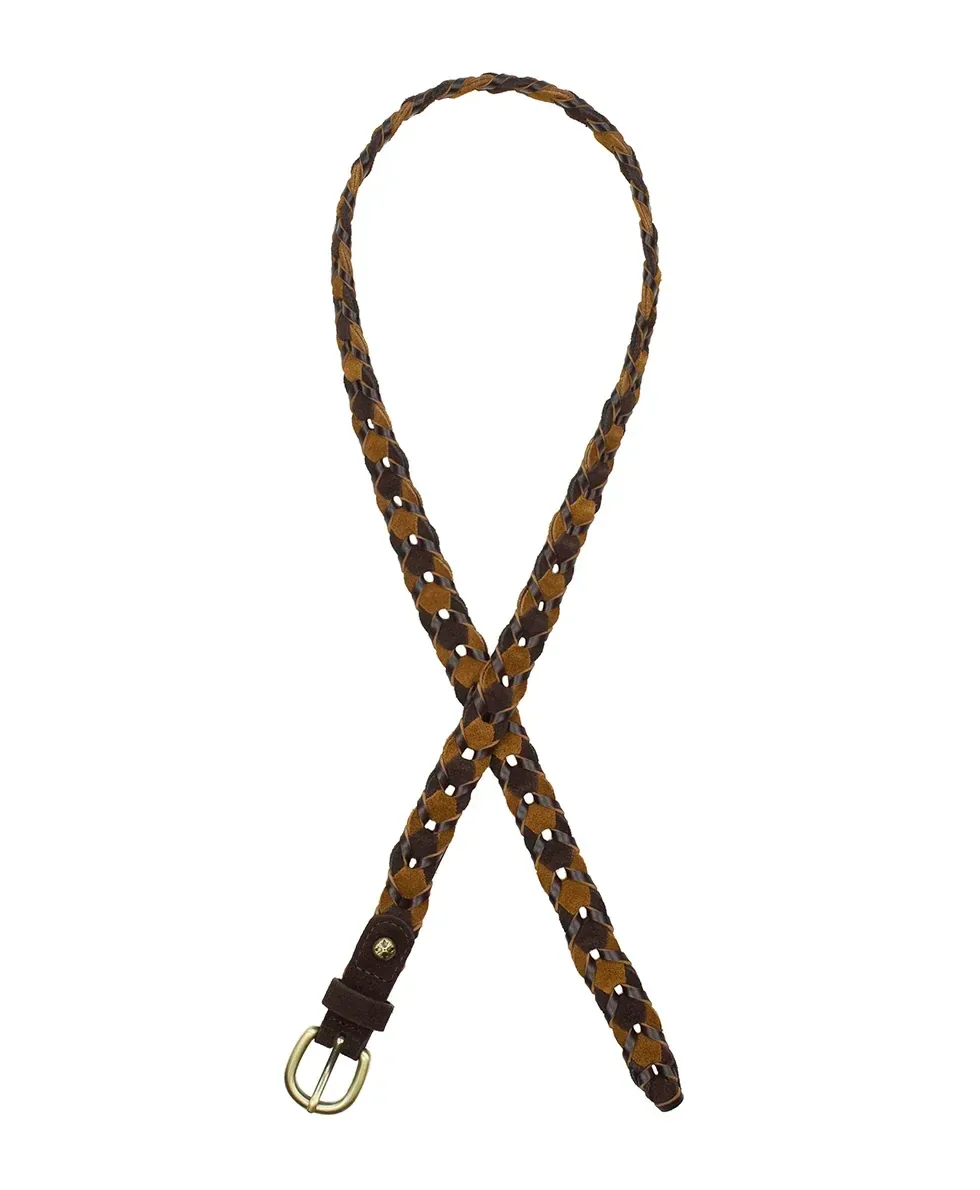Atina Belt – Braided Suede