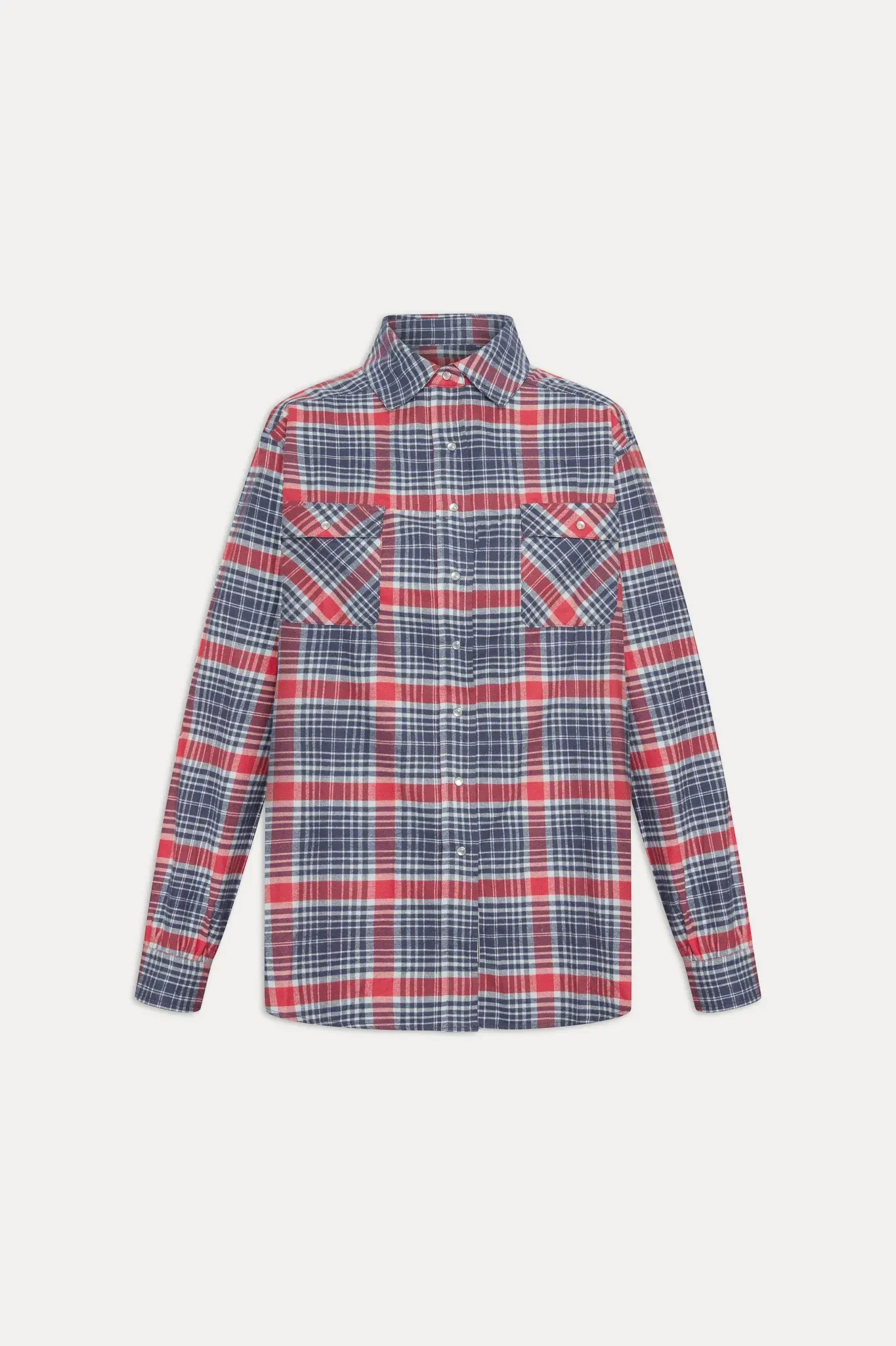 Montana Oversized Cotton Flannel – Cozy Plaid