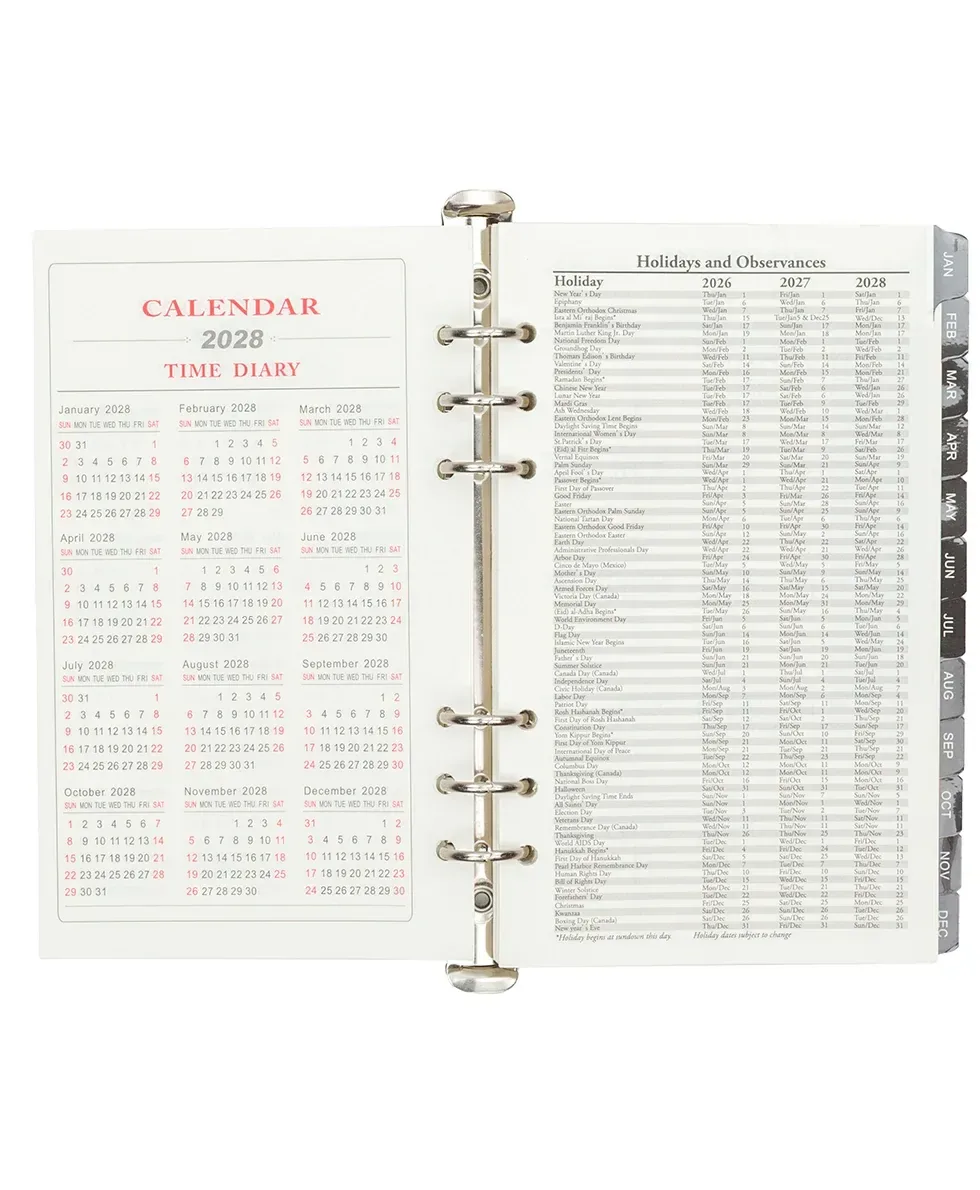 Chieti 18 Month Agenda Refill – January 2027 – June 2028 – White