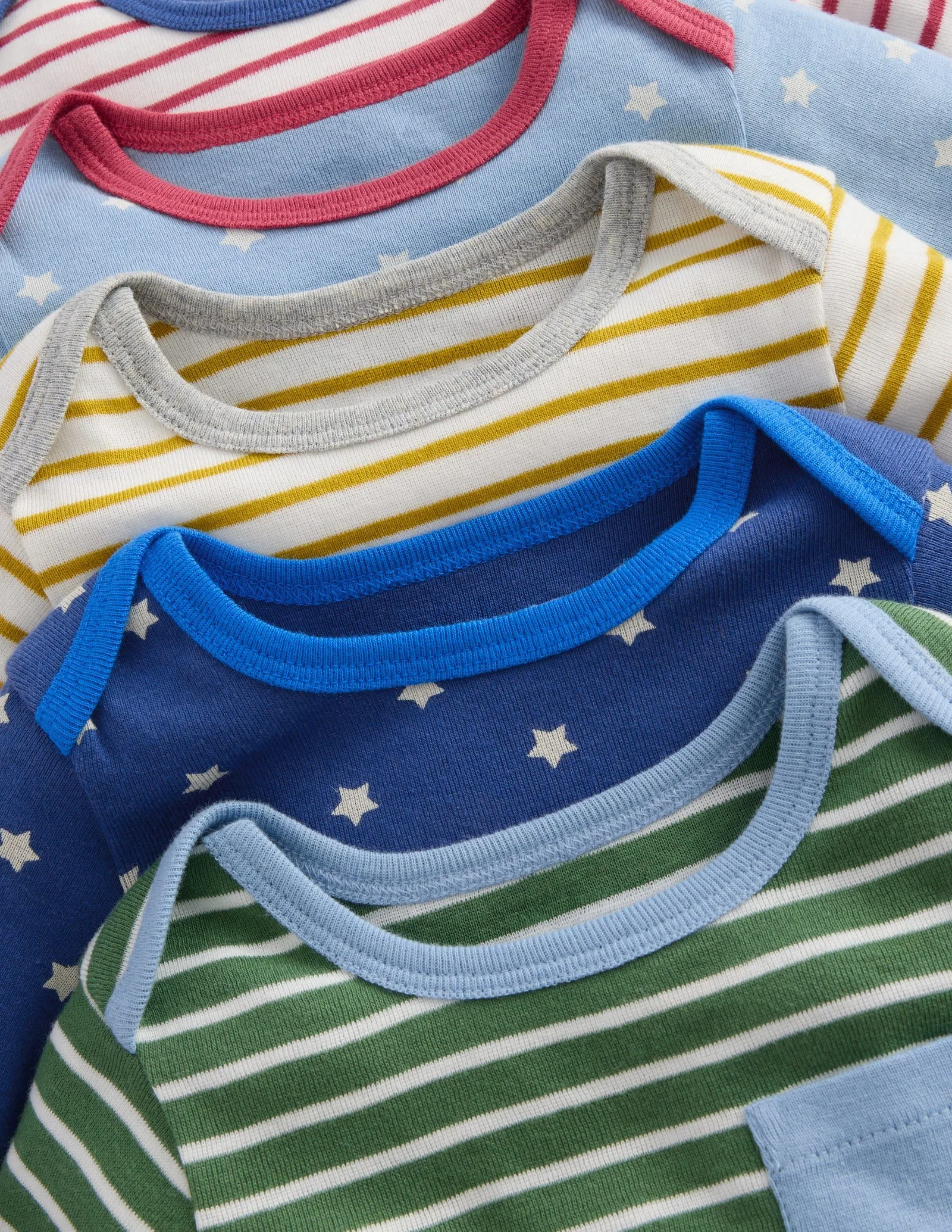5-pack Cotton Bodies-Multi Stars