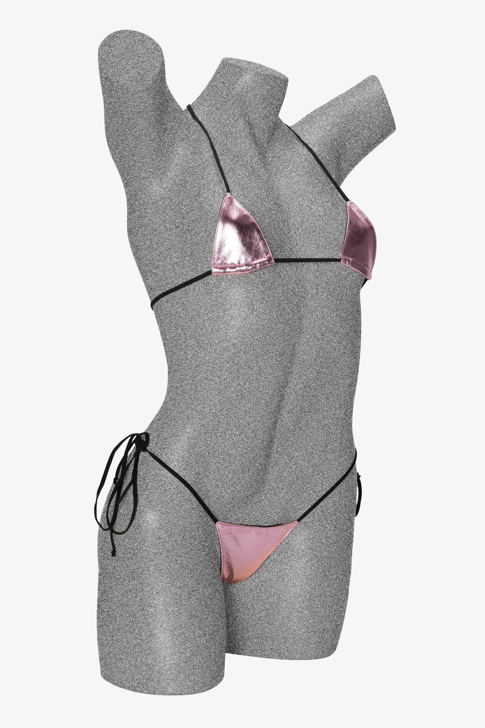 RLH003 – Leather Micro Triangle Top