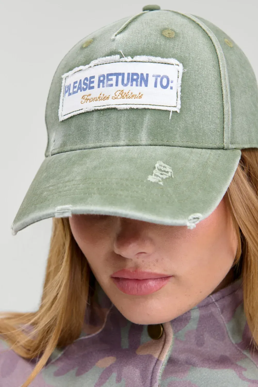 Carolina Distressed Canvas Baseball Cap – Harvest
