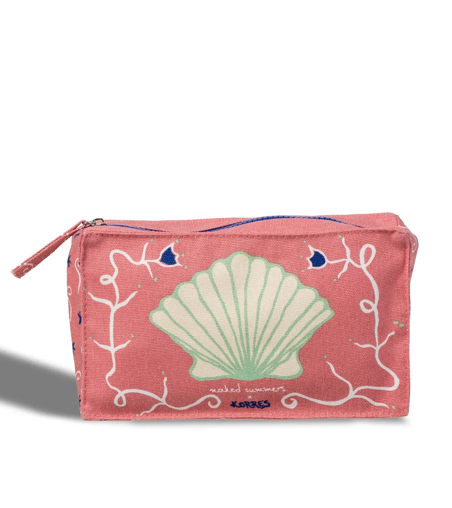 naked summers x KORRES Cosmetic Pouch Pink