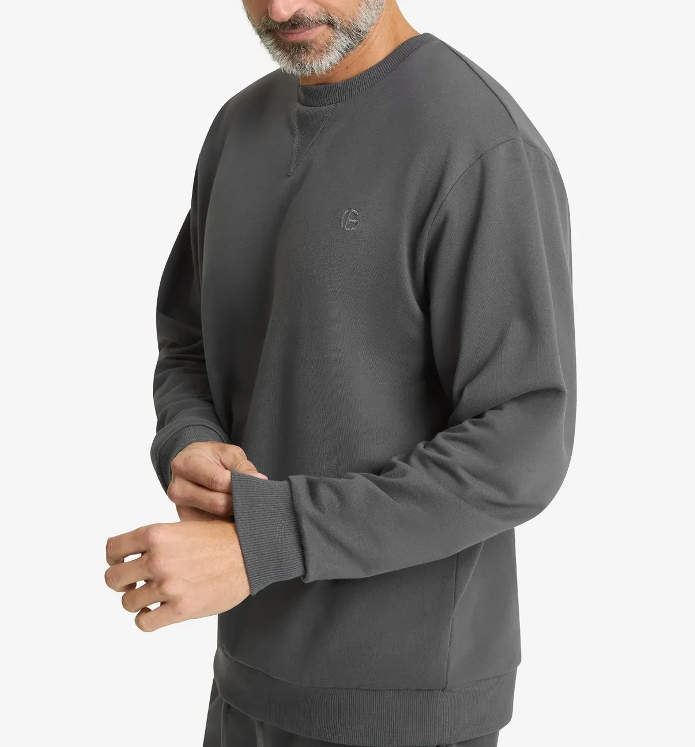 Lounge French Terry Crew Neck Sweatshirt