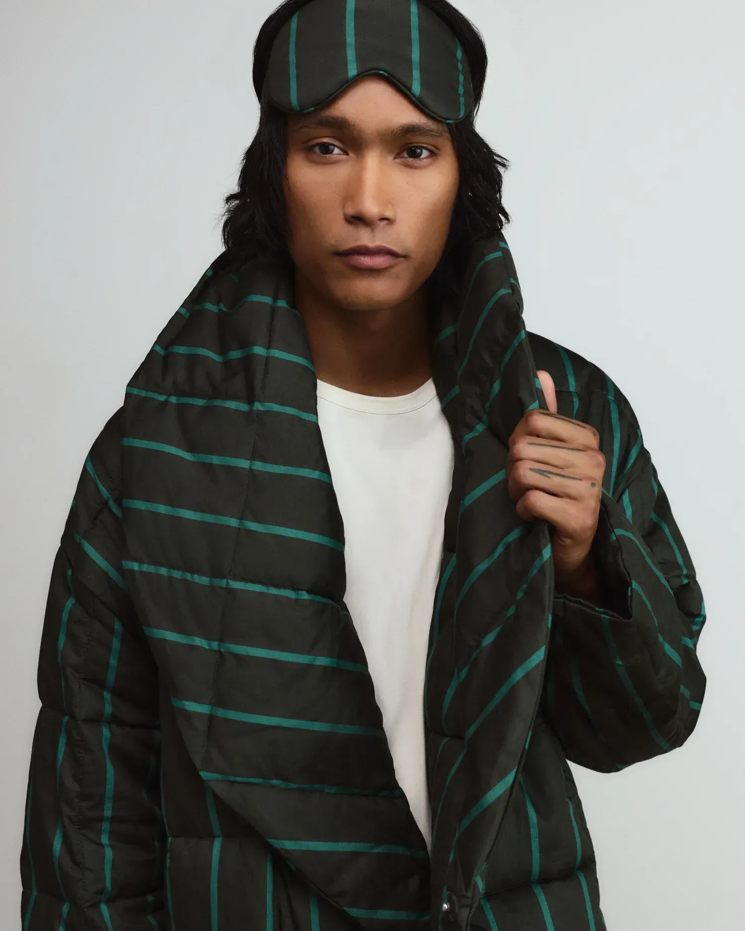 Cocoon Eye Mask (Evergreen and Malachite)