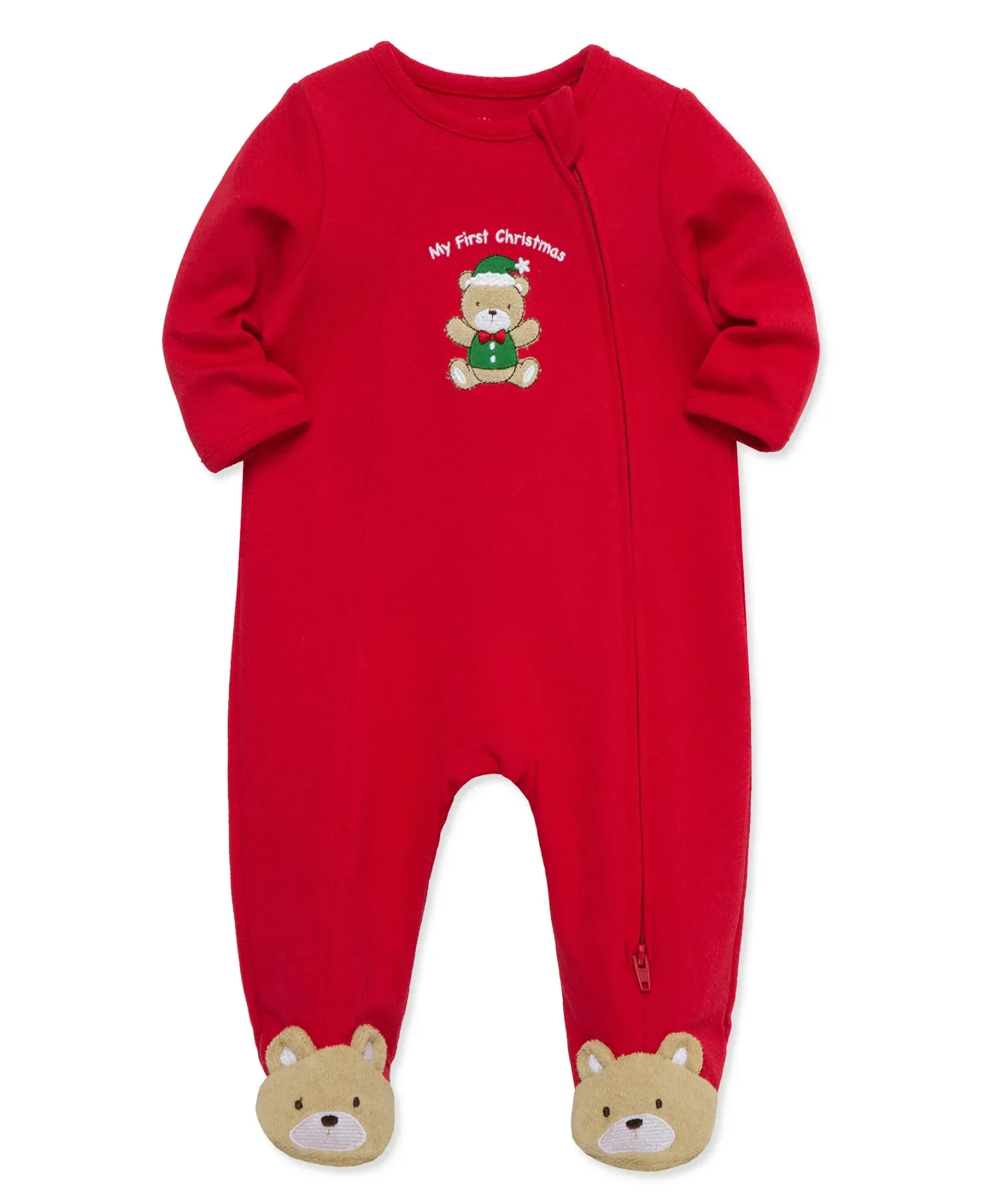 Holiday Bear Footie (NM-9M)