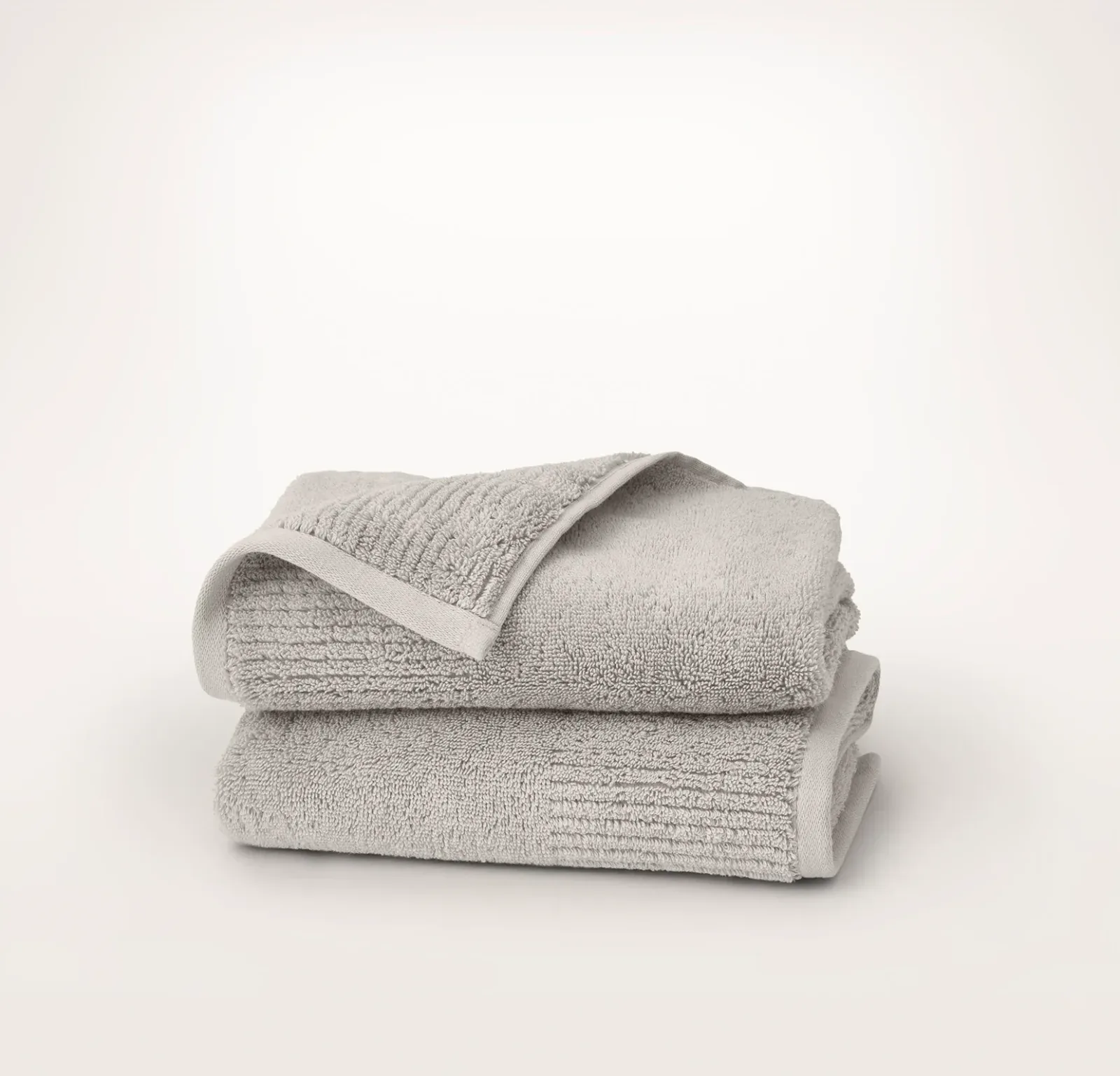 Turkish Ultra Plush Hand Towels (Pair) – Pewter (Personalized)