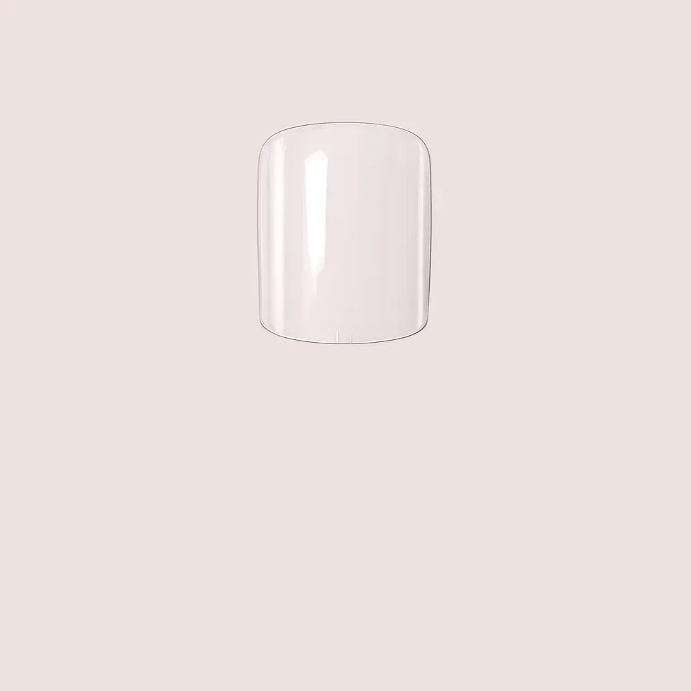 Size 0 Full Cover Square Medium Tips, 50 count