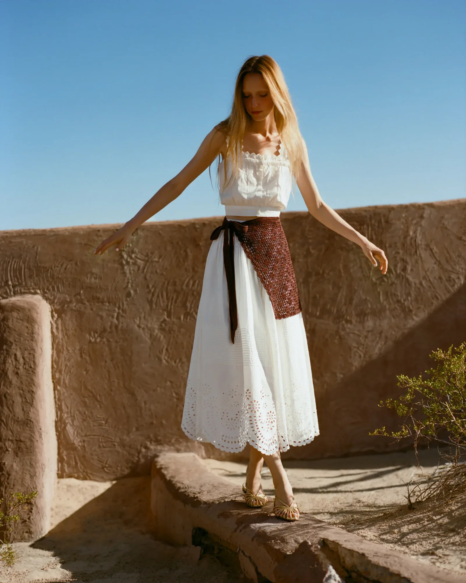 Betty Brown Crochet Apron