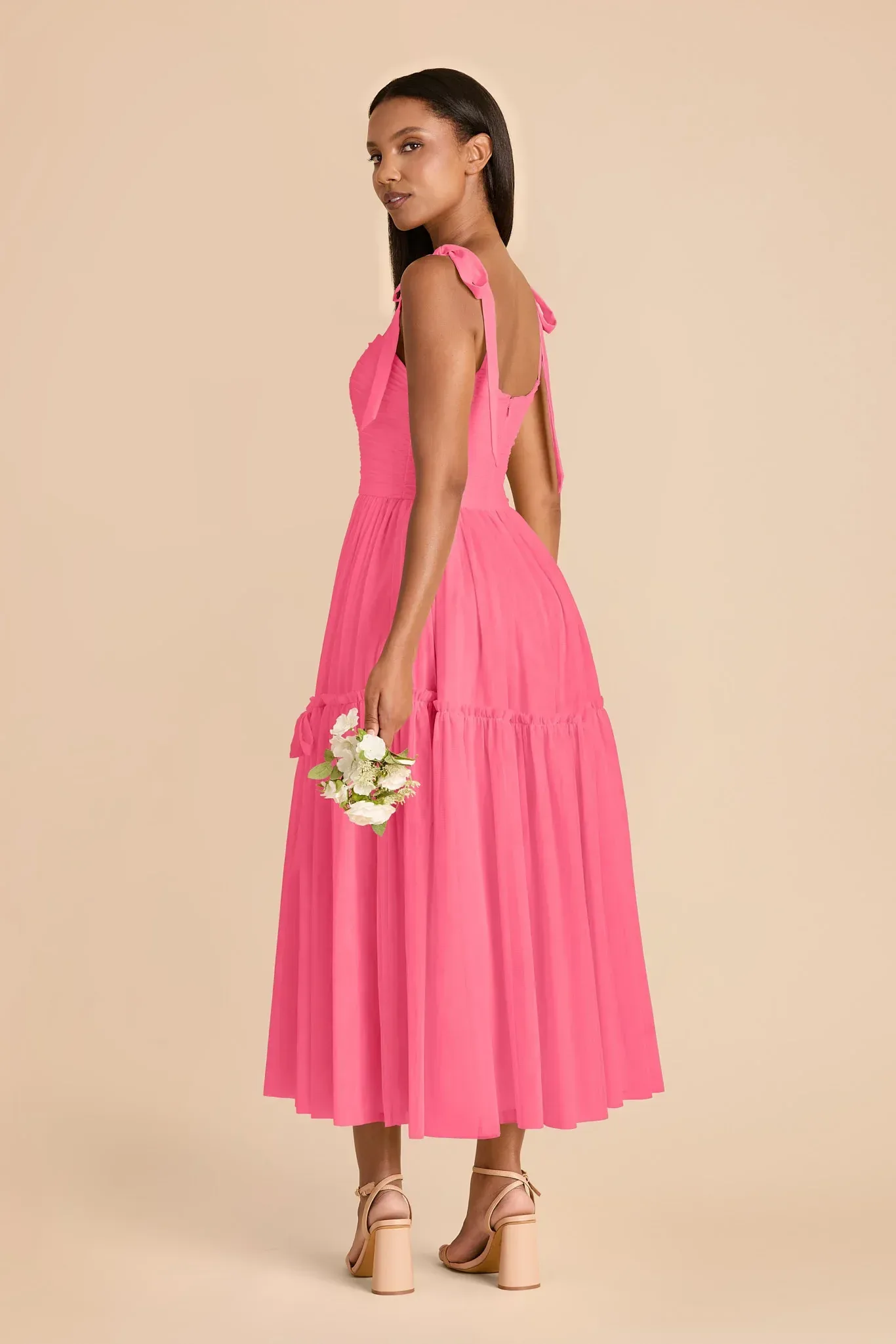 Ariella Tulle Dress – Bon Bon Pink