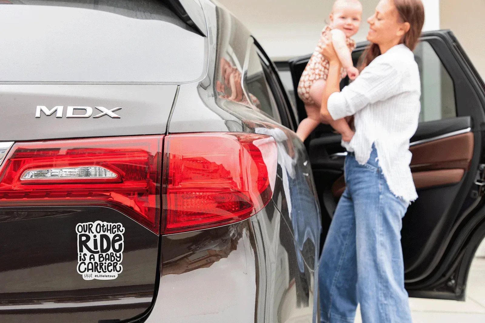 Our Other Ride is a Baby Carrier Car Magnet
