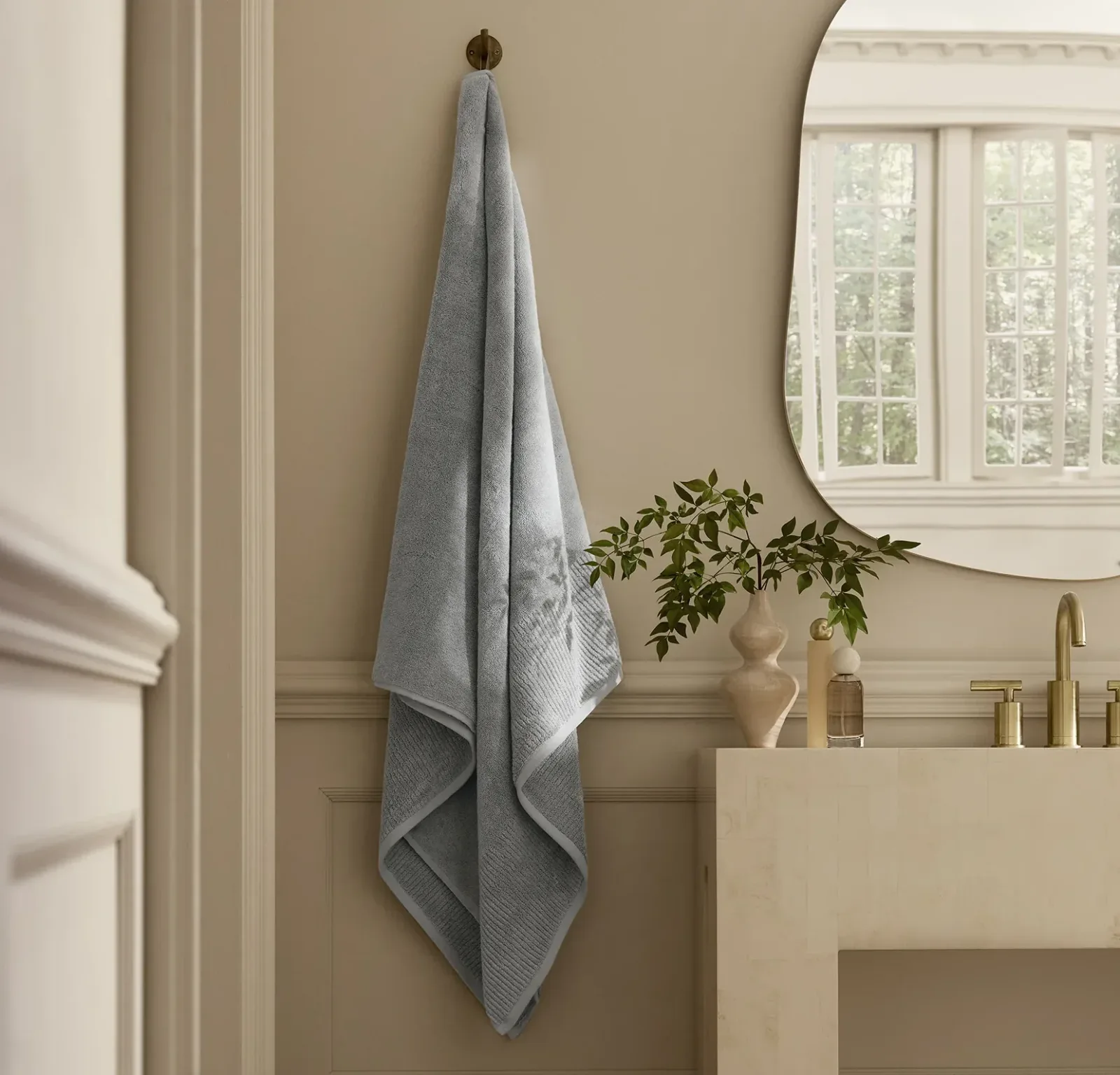 Turkish Ultra Plush Bath Sheet – Shore (Personalized)