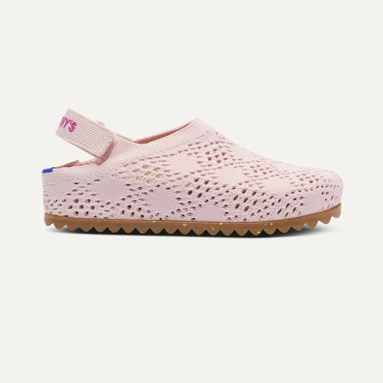 The Kids Clog – Pink Crochet