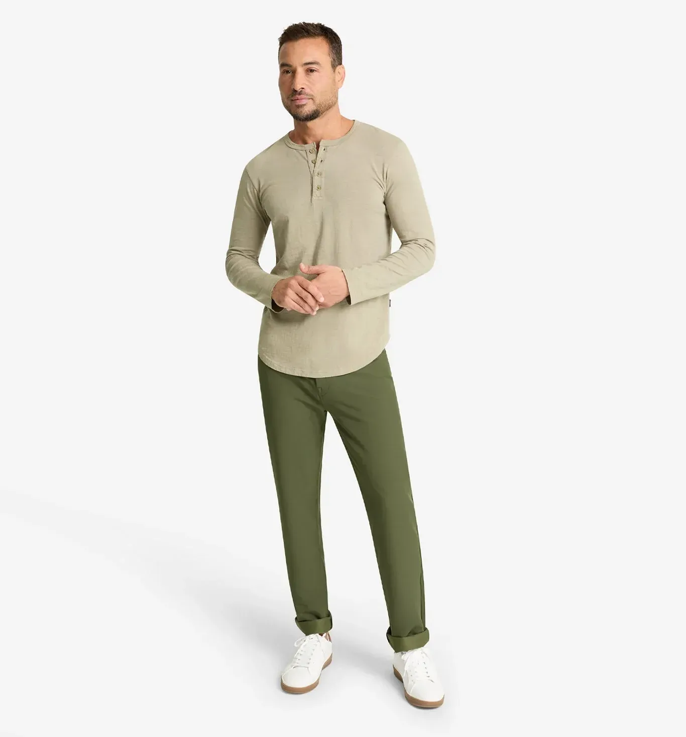LS Slub Scallop Henley