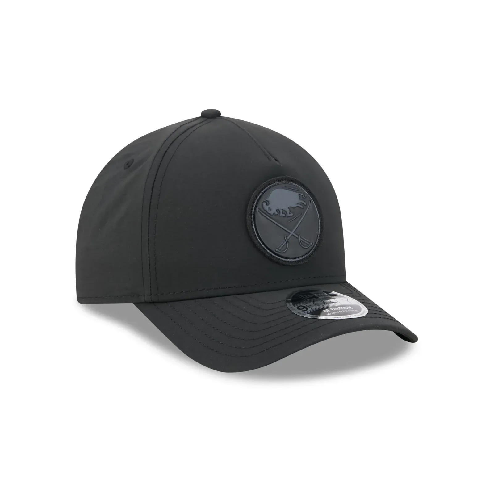 Alpha Industries x Buffalo Sabres Nylon Black 9FORTY M-Crown A-Frame Snapback Hat