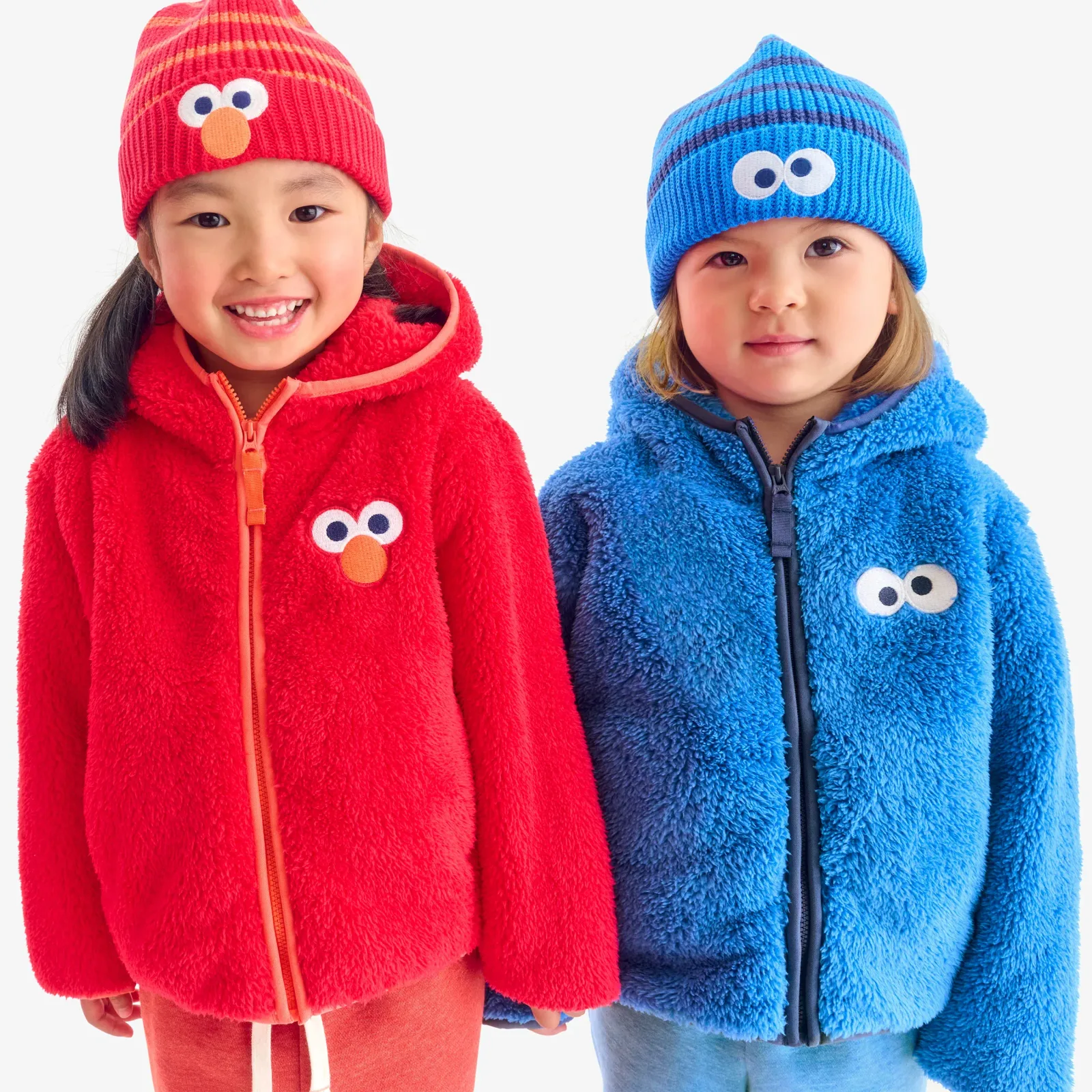 Kids Sesame Street teddy fleece jacket