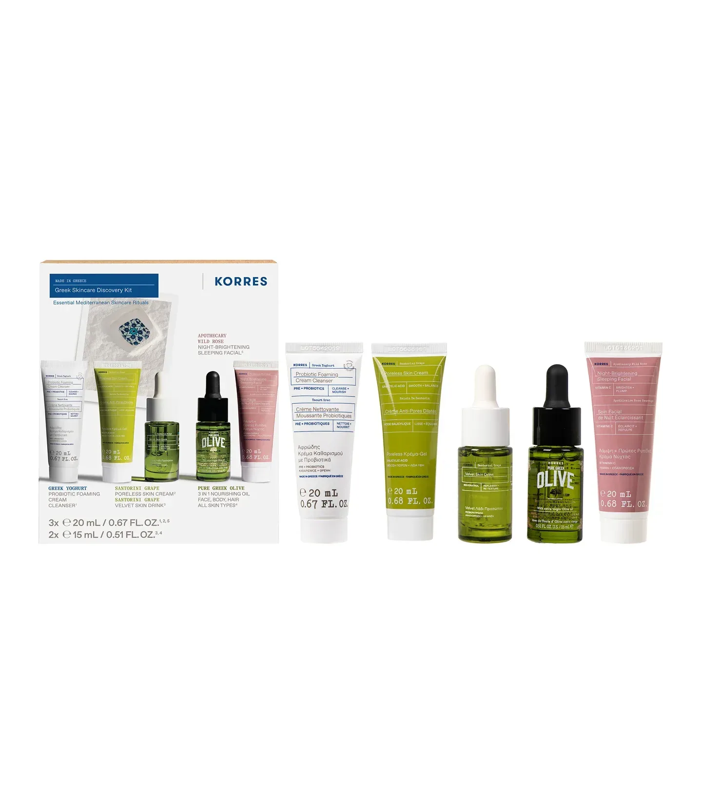 Greek Skincare Discovery Kit ($118 Value)