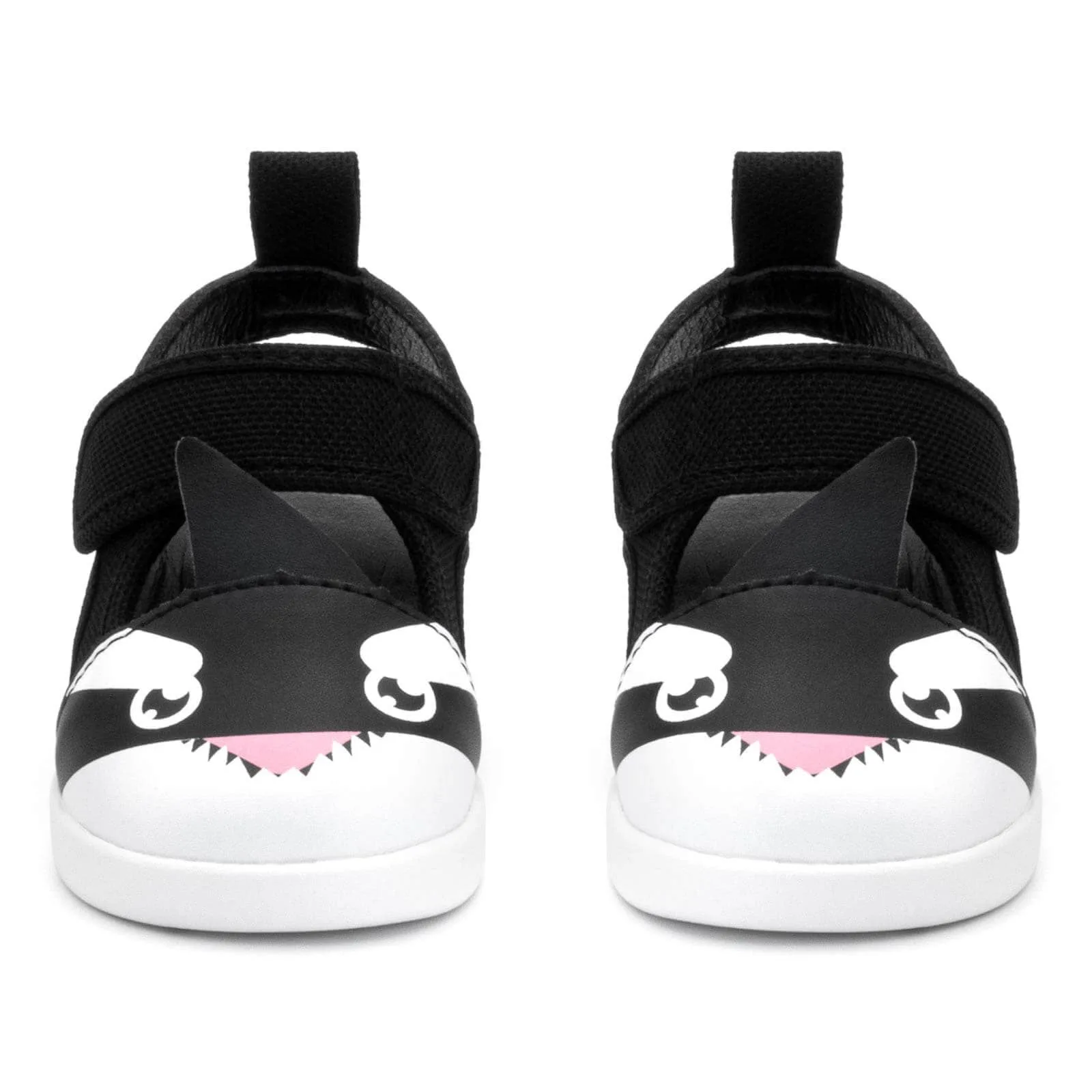 Killer Whale Squeaky Toddler Sandals for Boys and Girls – Black