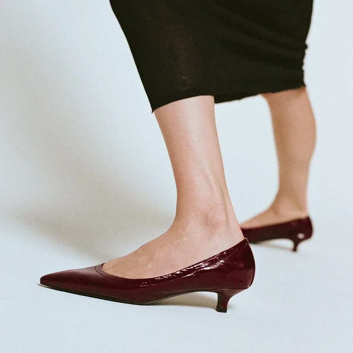 The Roma 40 – Merlot Crinkle Patent