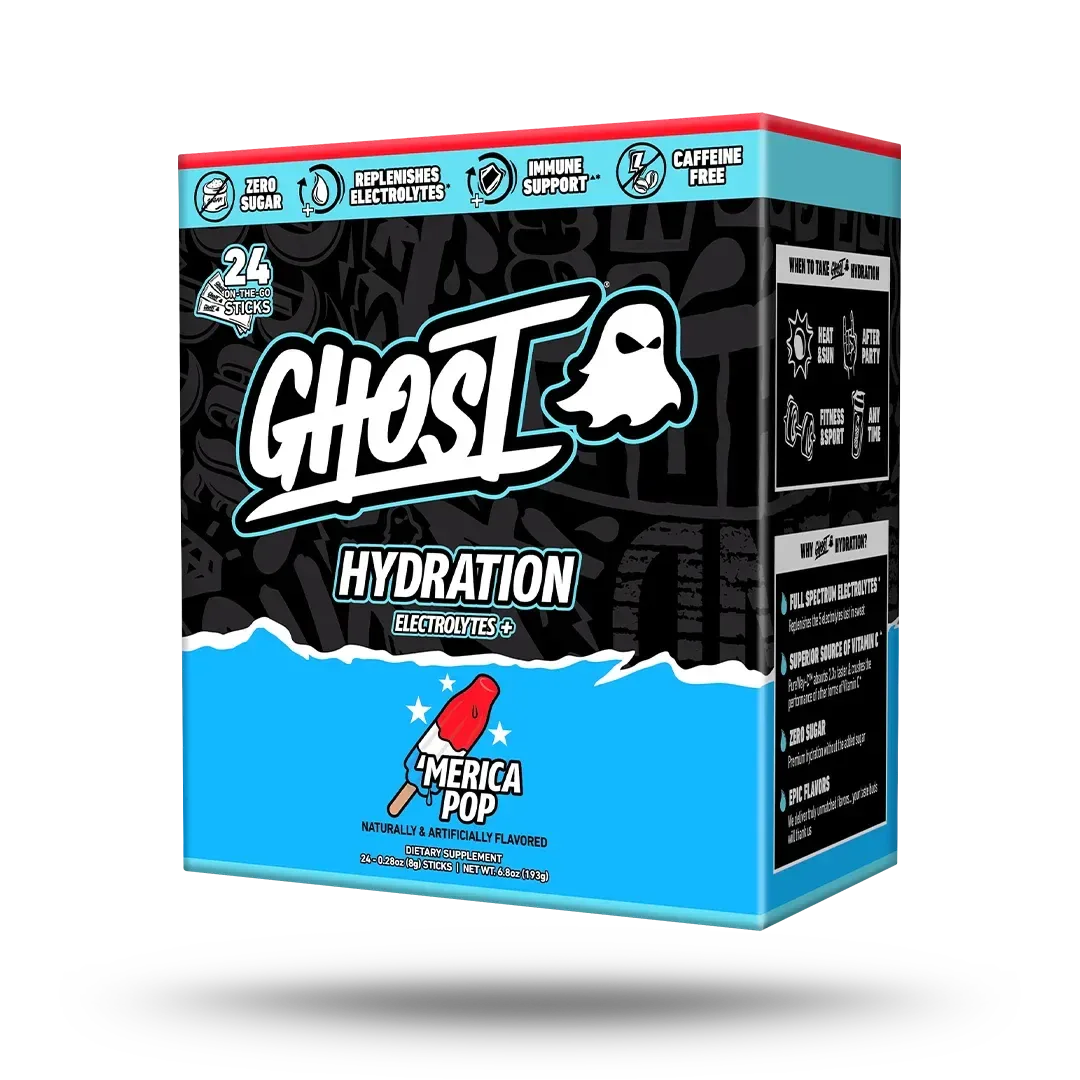 GHOST® HYDRATION STICKS 24-PACK – 'MERICA POP