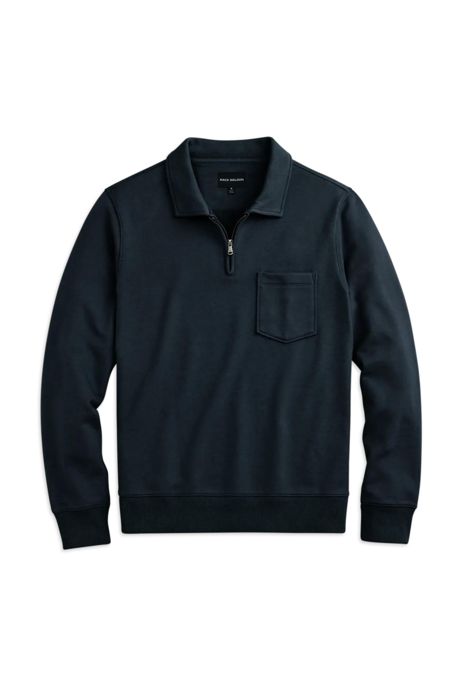 Vintage French Terry Quarter-Zip Polo