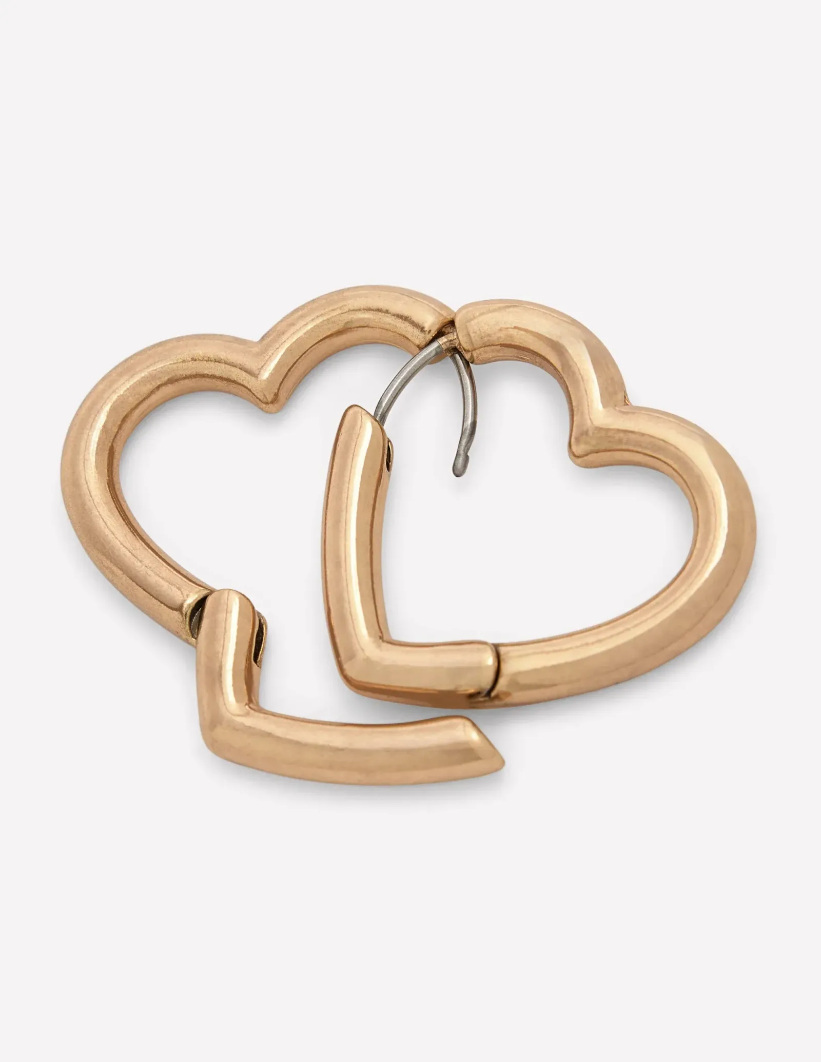 Heart Hoops-Gold