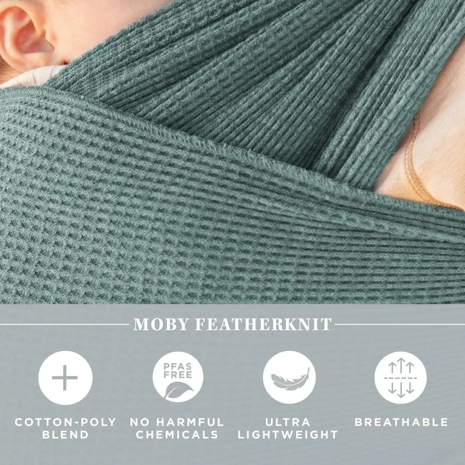 Waffle Knit Wrap – Saguaro