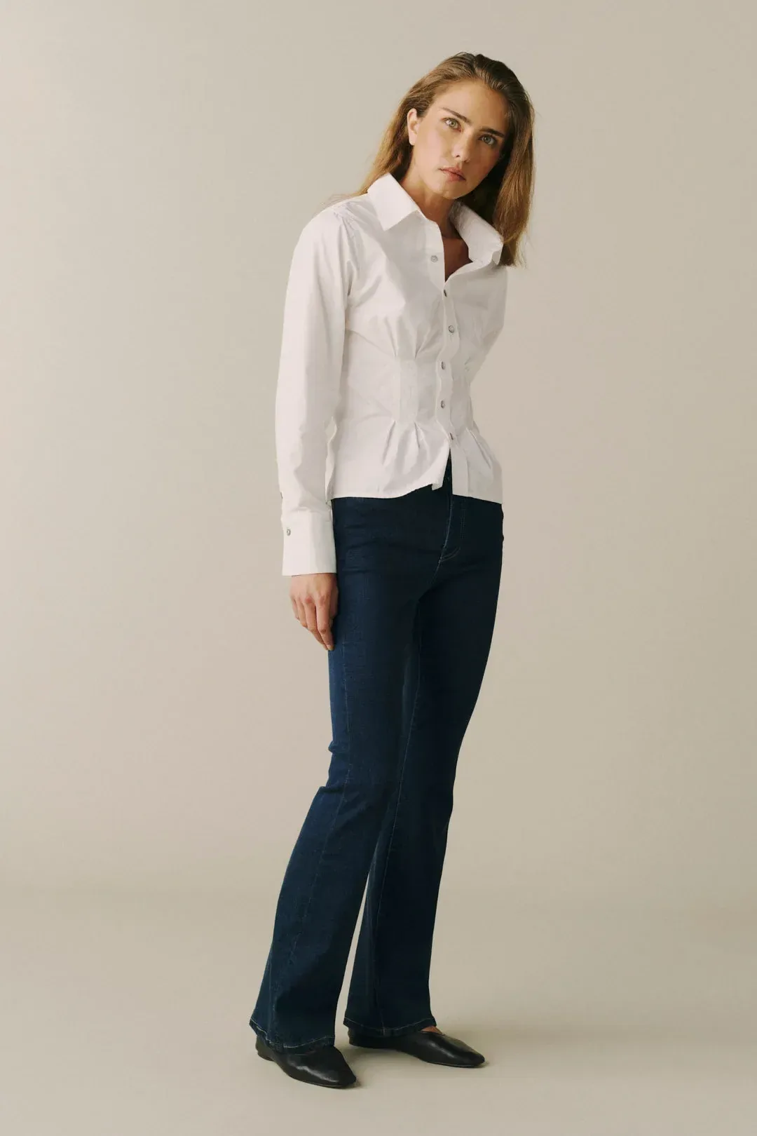 The Lonestar – Peplum Shirt – Optic